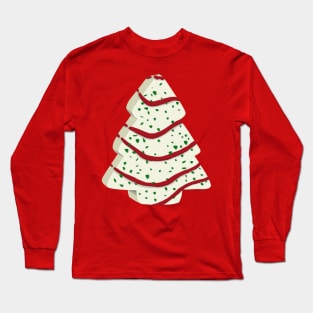 Christmas Tree Snack Cake Long Sleeve T-Shirt